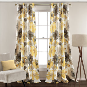 Leah Room Darkening Window Curtain Set