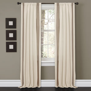 Charming Sand Window Curtain (Pair)