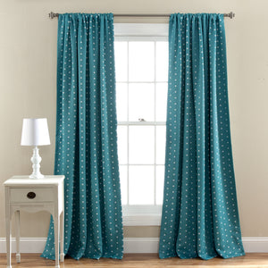 Polka Dot Blackout Window Curtain (Pair)