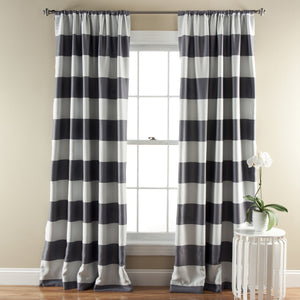 Stripe Blackout Window Curtain (Pair)