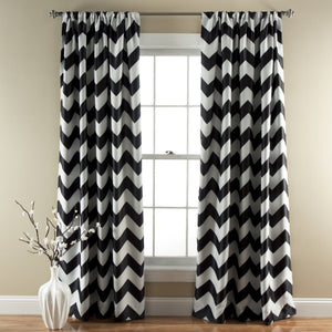 Chevron Window Blackout Curtain (Pair)