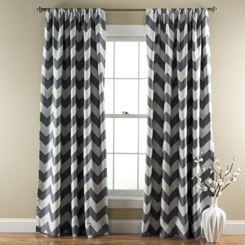 Chevron Window Blackout Curtain (Pair)