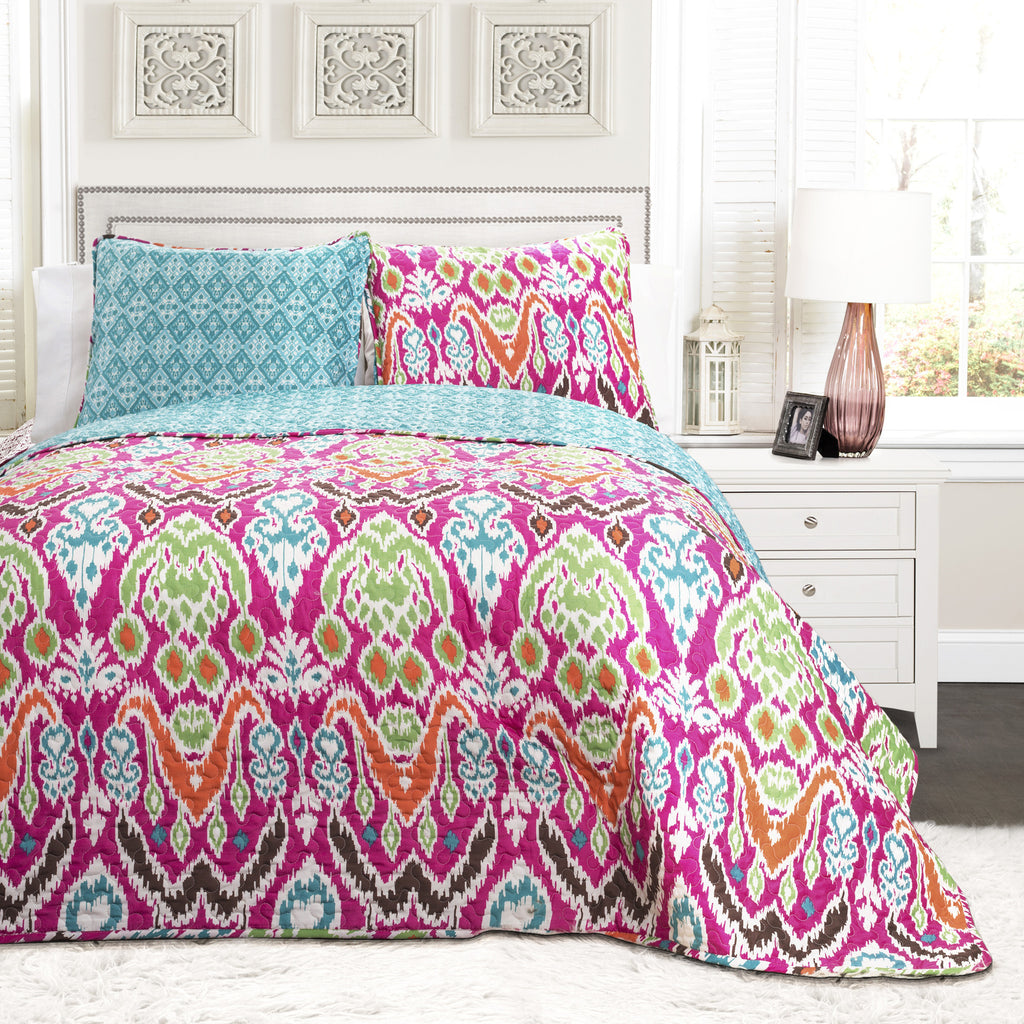 Jaipur Ikat 3 Piece Quilts