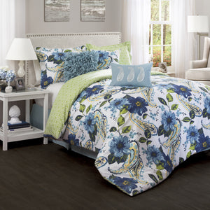 Floral Paisley Comforter 7 Piece Set