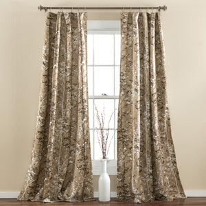 Forest Window Panel Taupe Set