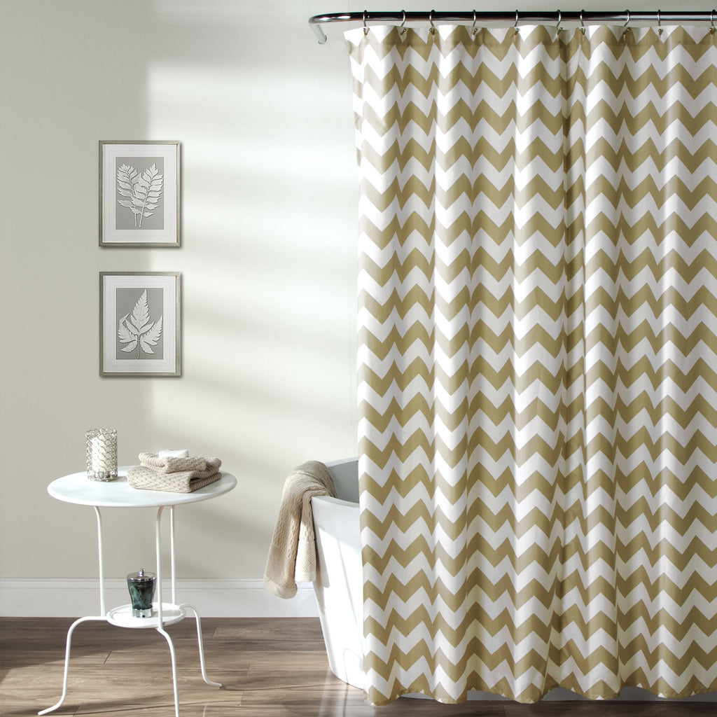 Chevron Shower Curtain