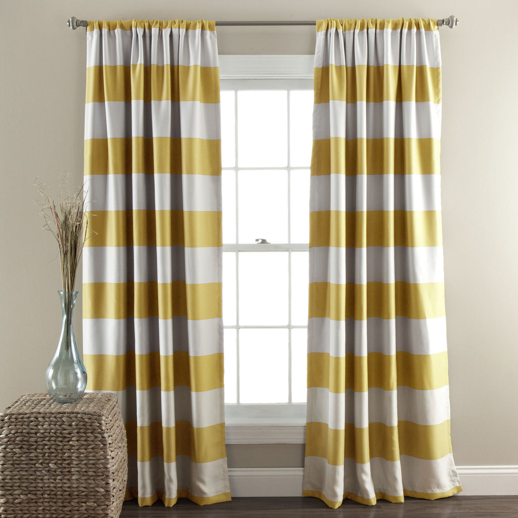 Stripe Blackout Window Curtain (Pair)