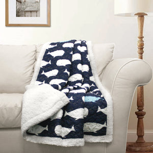 Whale Throw Sherpa